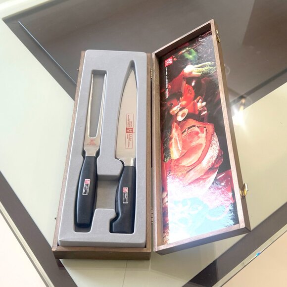 J.A. Henckels German Made boxed 5-star carving set! Extremely Rare! - Picture 5 of 16